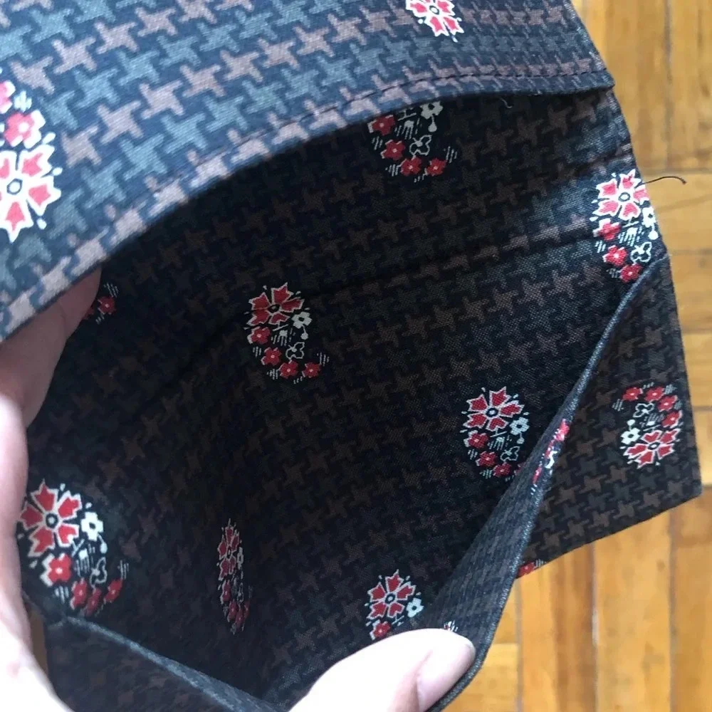 Vera Bradley Check book cover rare print